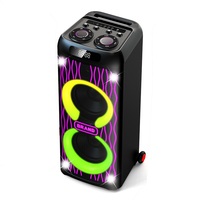 Altavoz Portátil Karaoke de Doble 8 Pulgadas, Sistema de Sonido Privado Jtbl con Micrófono, en Oferta