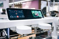 Machine à café commerciale MRC Cafe Master S800-M avec mousseur à lait automatique à une touche et profilage de pression