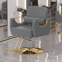 Chaise de barbier réglable professionnelle pour salon de beauté, pivotante, réglable, équipement de beauté pour spa, chaise de barbier pour salon de coiffure