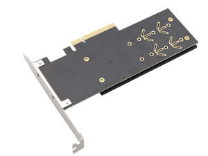 PCIe 3.1-8X bis 2M.<span class=keywords><strong>2</strong></span>(<span class=keywords><strong>M</strong></span>-Key)-Erweiterungs karte unterstützt PCIe NVMe Dual <span class=keywords><strong>M</strong></span>.<span class=keywords><strong>2</strong></span> PCIe 4.0 SSD-Adapter karte - Product Image 3