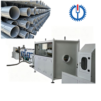 Ligne de production de tuyaux en CPVC, UPVC, PVC de 50-200 mm avec composants essentiels : vis, moteur, boîte de vitesses
