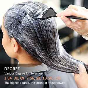 Peroxydes de développeur professionnel OEM pour la couleur des cheveux Crème de couleur et eau de Javel 1.5/3/4.5/6/7.5/9/10.5/12% - Product Image 4