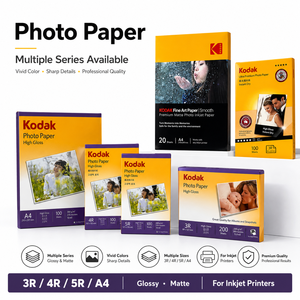 Papel Fotográfico de Doble Cara A4 180-260gsm para Impresora de Inyección de Tinta, Papel Fotográfico para Impresión de Informes y Presentaciones - Product Image 1