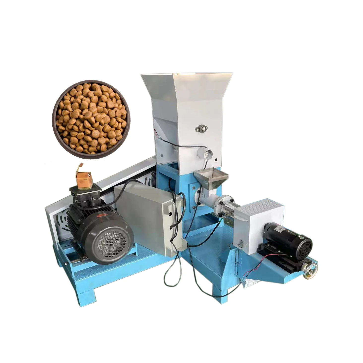 Dog Dry Pet Food Manufacture Machine Floating Fish Feed Food Processing Extruder Sales