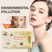 Prix Usine Africain Chaud Thé Éclaircissant à la Vitamine C pour le Blanchiment de la Peau, Saveur Beauté