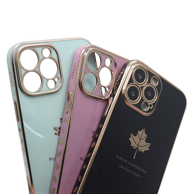Metal Frame Custom Logo Phone Case TPU+PC Shockproof Anti-Scratch Glossy Premium Cover for iPhone 15 Pro Max