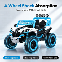 Mobil ATV Listrik Anak Model Baru 4 Roda Besar UTV Mainan Mobil Anak Fitur MP3 Mobil Off-Road Dikendalikan Jarak Jauh