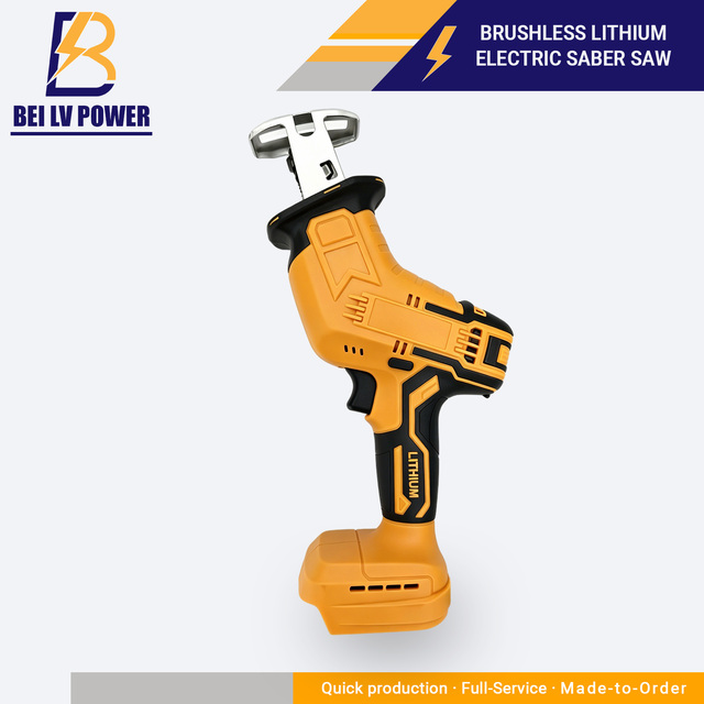 220V Portable Wireless DIY Tool Set Multifunction Lithium Battery Metal Saw Machine Mill Band Saw Blade Reciprocating 300W 255MM