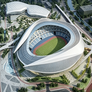 Structure de Stade de Football en Treillis d'Acier – Fabricant Professionnel de Structures Lourdes en Acier - Product Image 3