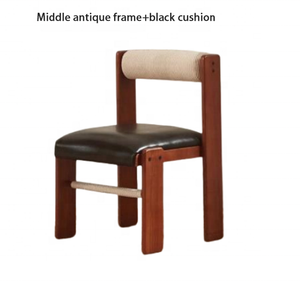 Sedie <span class=keywords><strong>da</strong></span> Pranzo Vintage, per Ristoranti Retrò Casual, Scrivanie e Sedie di Design <span class=keywords><strong>in</strong></span> Legno Massello per Uso Domestico, Tavoli e Sedie per Libri - Product Image 1