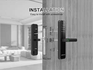 Cerradura Inteligente para Puerta Keyplus Biométrica Ttlock 5.0, Sistema de Cerradura sin Llave con Huella Dactilar, WiFi Tuya, Cerradura Inteligente para el Hogar TL-100 - Product Image 4