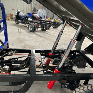 5 Wheel Tricycle <b>Gasoline</b> Powerful Engine 400CC Hydraulic Dump Truck Thickened Engineering for Waste & Sand Transport - Product Image 5