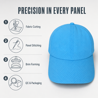 Casquette de baseball en nylon à 6 panneaux brodée à la main sur mesure, avec boucle métallique, unisexe, pour adultes, toutes saisons, activités de plein air, mode