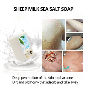 Savon en barre au lait de chèvre végétalien exfoliant doux et blanchissant en gros, marque privée, 200 g - Product Image 3