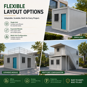 Casa Contenedor Plegable Tipo Z, Diseño Rectangular, Módulo de Oficina Prefabricado, Estilo Minimalista, Suministro Directo de Fábrica, Uso en Proyectos - Product Image 6
