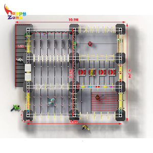 Carrera <span class=keywords><strong>de</strong></span> obstáculos <span class=keywords><strong>de</strong></span> Guerrero ninja <span class=keywords><strong>de</strong></span> dos niveles personalizada <span class=keywords><strong>con</strong></span> marco <span class=keywords><strong>de</strong></span> armazón para entrenamiento en interiores <span class=keywords><strong>de</strong></span> niños - Product Image 5