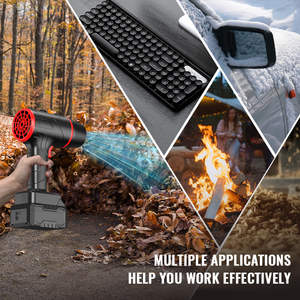 Máy bay phản lực Fan Mini Blower 65000 vòng/phút điện nén xách tay không khí Khăn lau bụi không dây cầm tay Blower Turbo Fan Leaf Air Blower - Product Image 6