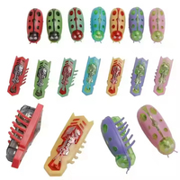 Jouets amusants pour chats : mini-insectes robots électriques vibrants, cafards en plastique animés