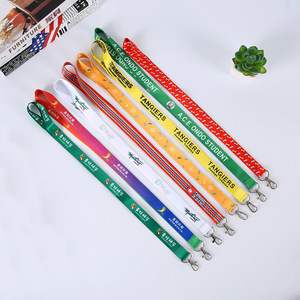 No Minimum Order Cheap Personalized Neck Tool Digital Printing <b>Polyester</b> Satin Custom Promotional <b>Lanyards</b> Custom Colors OEM - Product Image 6