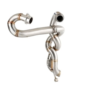 Sistema de Escape para Motocicleta <span class=keywords><strong>Triumph</strong></span> Bonneville <span class=keywords><strong>Bobber</strong></span> 2016-2025, Silenciador de Acero Inoxidable con Diseño de Espiral - Product Image 4