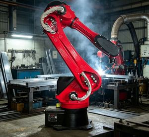 Manipulateur robotique industriel intelligent à 6 axes contrôlé par PLC avec boîte de vitesses et moteur Garantie de 3 ans - Product Image 1