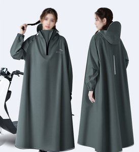 Imperméable de pluie épais en tissu Oxford pour hommes et femmes, universel, pour la randonnée, la moto, résistant à l'eau et au vent, réutilisable - Product Image 6