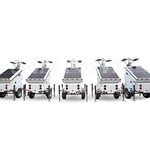 9m Mast Mobile Solar Tower <b>Lights</b> <b>LED</b> <b>Light</b> for Outdoor UST900 Factory OEM Solar <b>Light</b> Tower for Construction Mining GEL Battery - Product Image 6