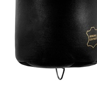 Sac de frappe universel ORIFLOW U3 en cuir véritable, robuste, avec fermeture éclair, grand modèle, pour entraînement de Taekwondo