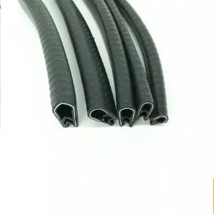 Extrusion Factory Supplier sharp edge protection trim seal guard molding PVC cover strip for metal