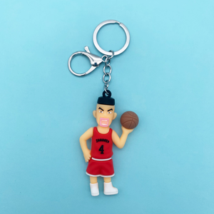 Chất Lượng Cao Slam Dunk Thạc Sĩ Key Chain Xu Hướng Máu Anh Đào Gỗ Hoa Cách Cậu Bé Bóng Rổ Cậu Bé Chính Mặt Dây Chuyền Thả Vận Chuyển - Product Image 5