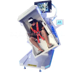 China Pretpark Indoor Spannende Achtbaan 360 Vr Flight Simulator Arcade Machine 9d Virtual Reality Cinema Machine