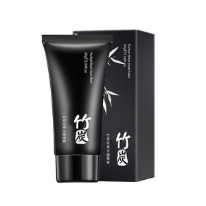 Masque au charbon de bambou Moika 100g, formule boue, pour peaux grasses et mixtes, lavable à l'eau. - Product Image 1