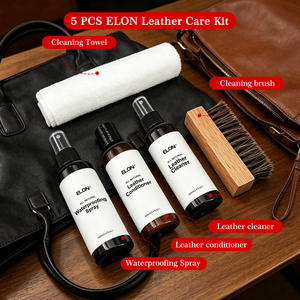 Kit d'entretien professionnel <span class=keywords><strong>pour</strong></span> <span class=keywords><strong>cuir</strong></span>, nettoyant naturel, revitalisant sans alcool, sans danger <span class=keywords><strong>pour</strong></span> la peau, doux <span class=keywords><strong>pour</strong></span> les sacs de luxe, les chaussures, les sièges de voiture, les canapés - Product Image 3