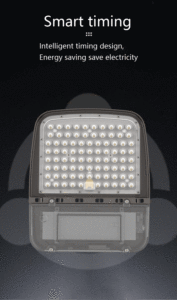 Minglilight 150W tất cả-trong-một tích hợp năng lượng mặt trời dẫn ánh sáng đường phố IP65 chiếu sáng ngoài trời với AC cung cấp điện - Product Image 3