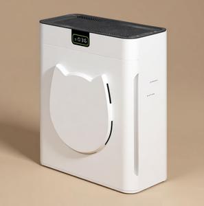 เครื่องฟอกอากาศสำหรับสัตว์เลี้ยงแบบพกพาที่ทันสมัย ทนทาน เสียงเบา เป็นมิตรกับสิ่งแวดล้อม พร้อมแผ่นกรองประสิทธิภาพสูง H13 ใช้งานง่ายสำหรับสุนัข - Product Image 1