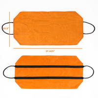 Sac de transport pour bûches en toile cirée extra large et durable CHANGRONG, accessoire d'extérieur