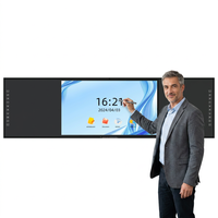 Tableau blanc interactif numérique EIBOARD 75 pouces, écran tactile multipoint LED 4K, pour conférences, salles de classe, enseignement, éducation, OEM