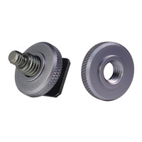 1/4 "trépied 3/8 à 1/4 caché espion DSLR Flash adaptateur de montage de chaussure chaude pour tête numérique adaptateur de montage de caméra caméra à vis
