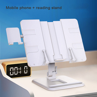 Support de lecture créatif Partition musicale Lecture de peinture Conception de cours en ligne Streaming en direct Lifting Pliant Support de tablette pour téléphone portable