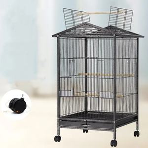 Elevage Acier Inoxydable Fer Oiseau Nid D'oiseau Maison Bouteille En Verre oiseau Grande Cage pigeonnier Nichoir oiseau Maison Ouverte - Product Image 4