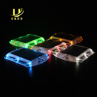 Batterie au Lithium PC plastique LED oeil de chat lampe de marquage routier étanche passerelle voie clignotant chaussée étape quai pont lampadaire