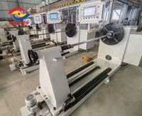 Machine à bobiner les bobines haute et basse tension contrôlée par CNC PLC avec boîte de vitesses robuste