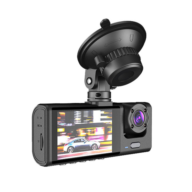 SPY Vehicle Security Car DVR Camera 24H Dash Cam HD 1080P Video Recorder IPS Screen Type Black Dash Cams Car Black Box
