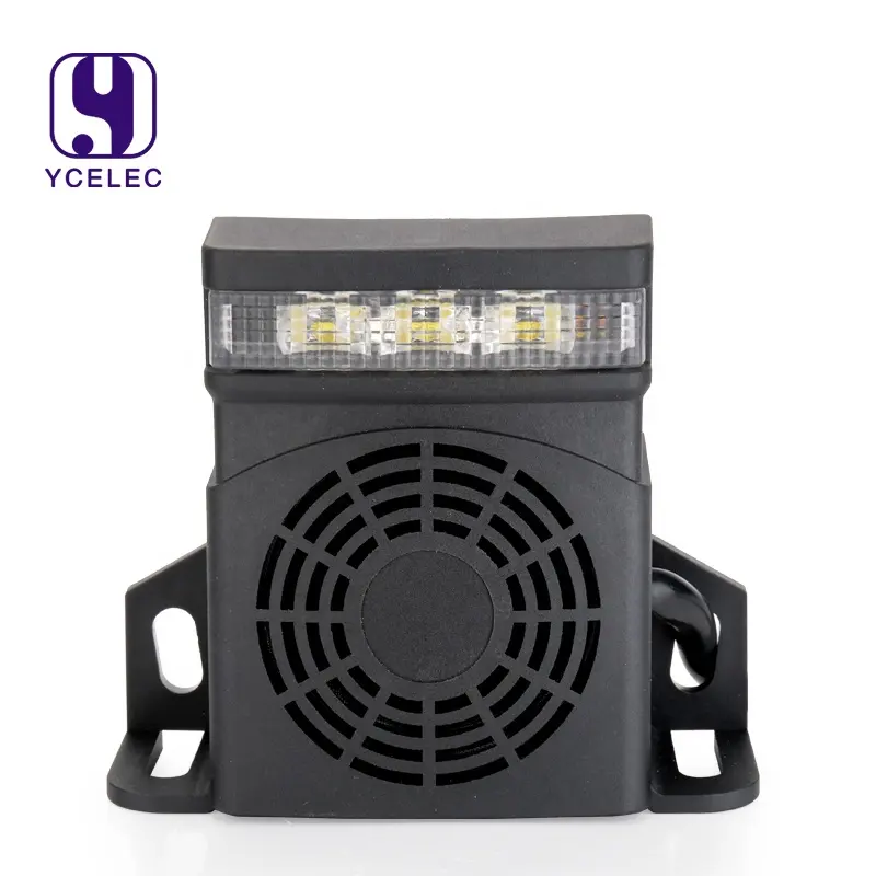 107dB 9V-80V backup alarm with led light for all vehicles