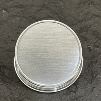 Monedas en blanco de engranaje de grabado láser de aleación de zinc plateado de 40 50 60mm de diseño libre personalizado