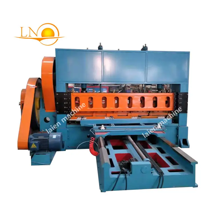 manufacture good working PLC control expanded metal making machine
