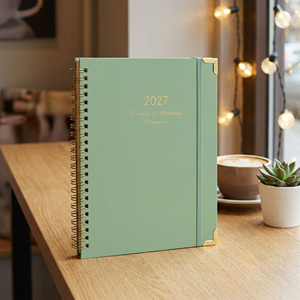 <span class=keywords><strong>Agenda</strong></span> Semanal Minimalista A5 2027, Portátil y Personalizable, Cuadernos de Papel para Estudiantes Universitarios - Product Image 2