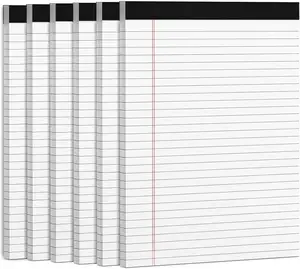 Blocco da 50 fogli blocco note A4 A5 legale a righe larghe blocco note a strappo con linee 8.5x11.75 In blocco note blocchi per appunti per l'home Office