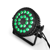 Foco LED RGBW 4 en 1 de 24x12W para escenario con efecto DJ, control DMX512, IP33, AC 110-240V para fiestas, bodas y clubes