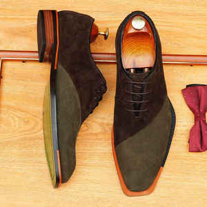 รองเท้าโลฟเฟอร์หนังแท้สไตล์อังกฤษสำหรับผู้ชาย สวมใส่สบาย ระบายอากาศได้ดี แบบสาน สวมใส่ง่าย ใช้งานได้หลากหลาย ทำด้วยมือ - Product Image 2
